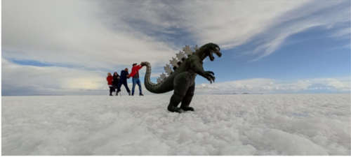 Deserto de sal em Uyuni