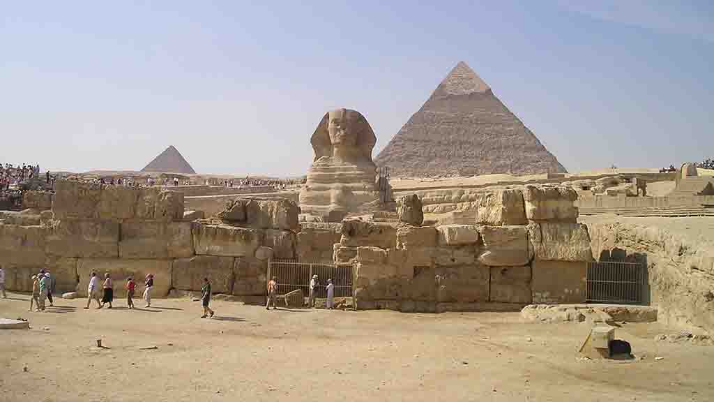 As Pirâmides de Gizé no Egito