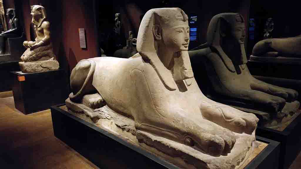 O Museu Egípcio no Cairo Egito
